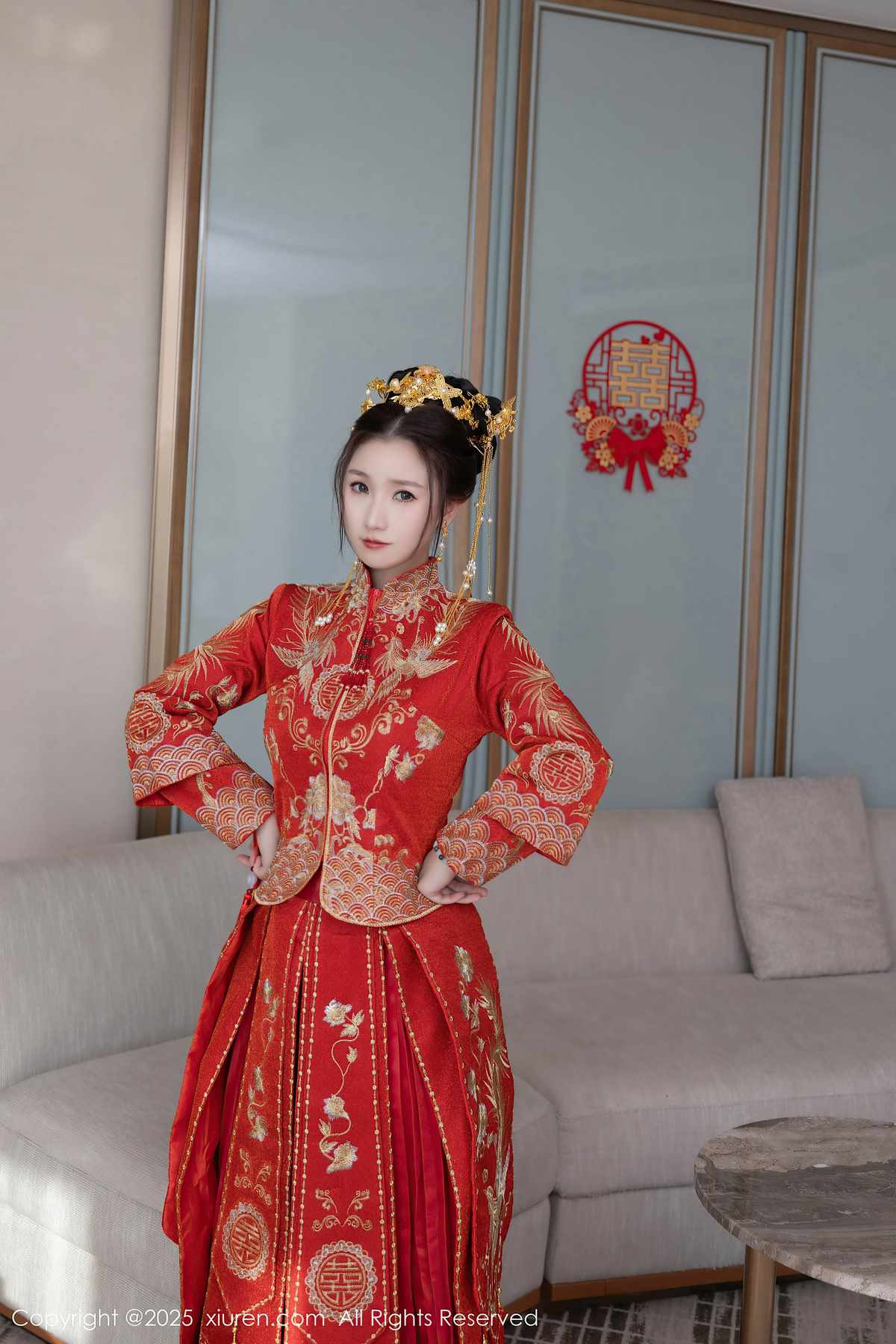 Xiuren秀人网-杏子Yada：红绡金影绣鸾凤