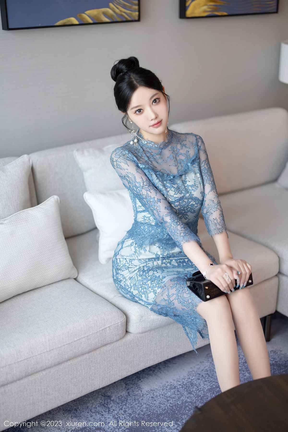 Xiuren秀人网-杨晨晨：光影交织，晨露凝眸处翩然若惊鸿