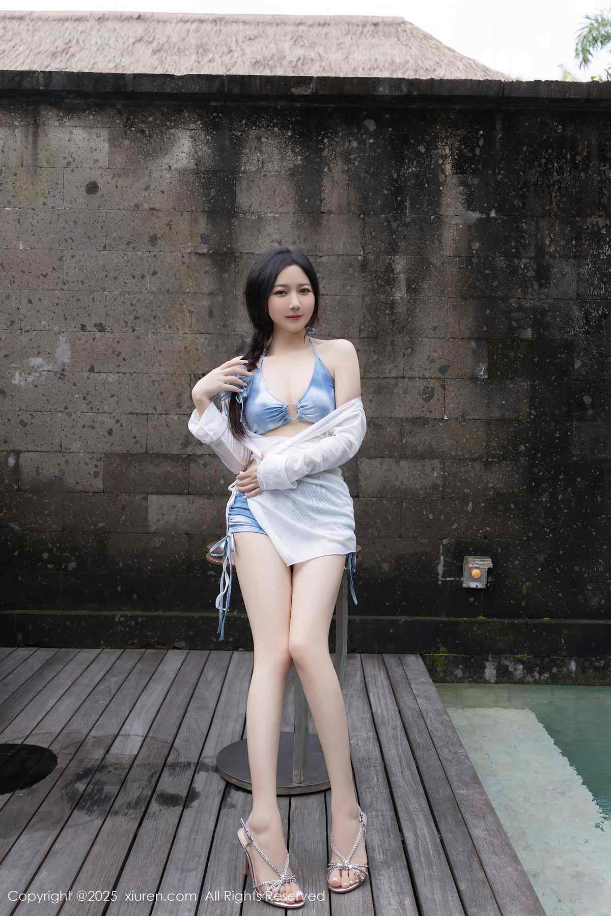 Xiuren秀人网-鱼子酱：雨丝轻纱绘梦影