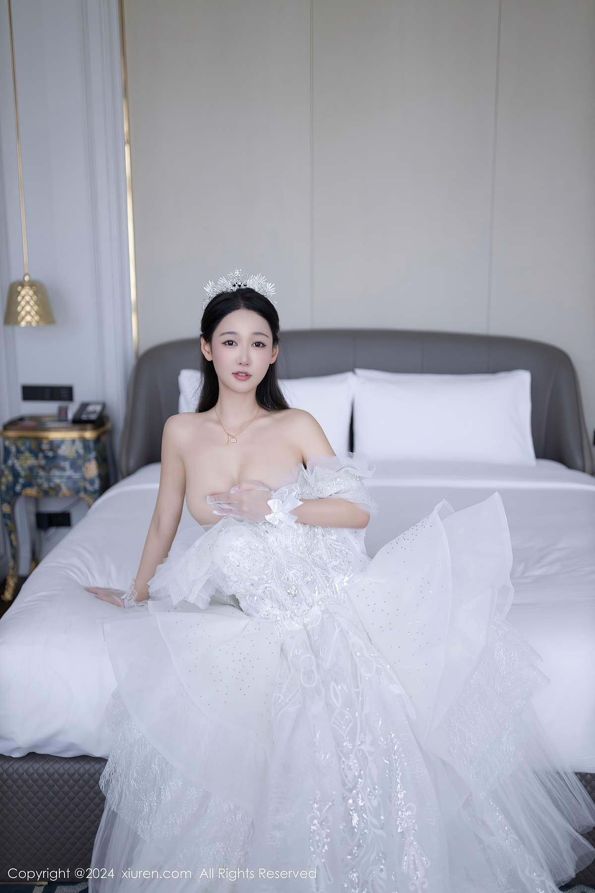 Xiuren秀人网-唐安琪：白纱覆阶梦生花