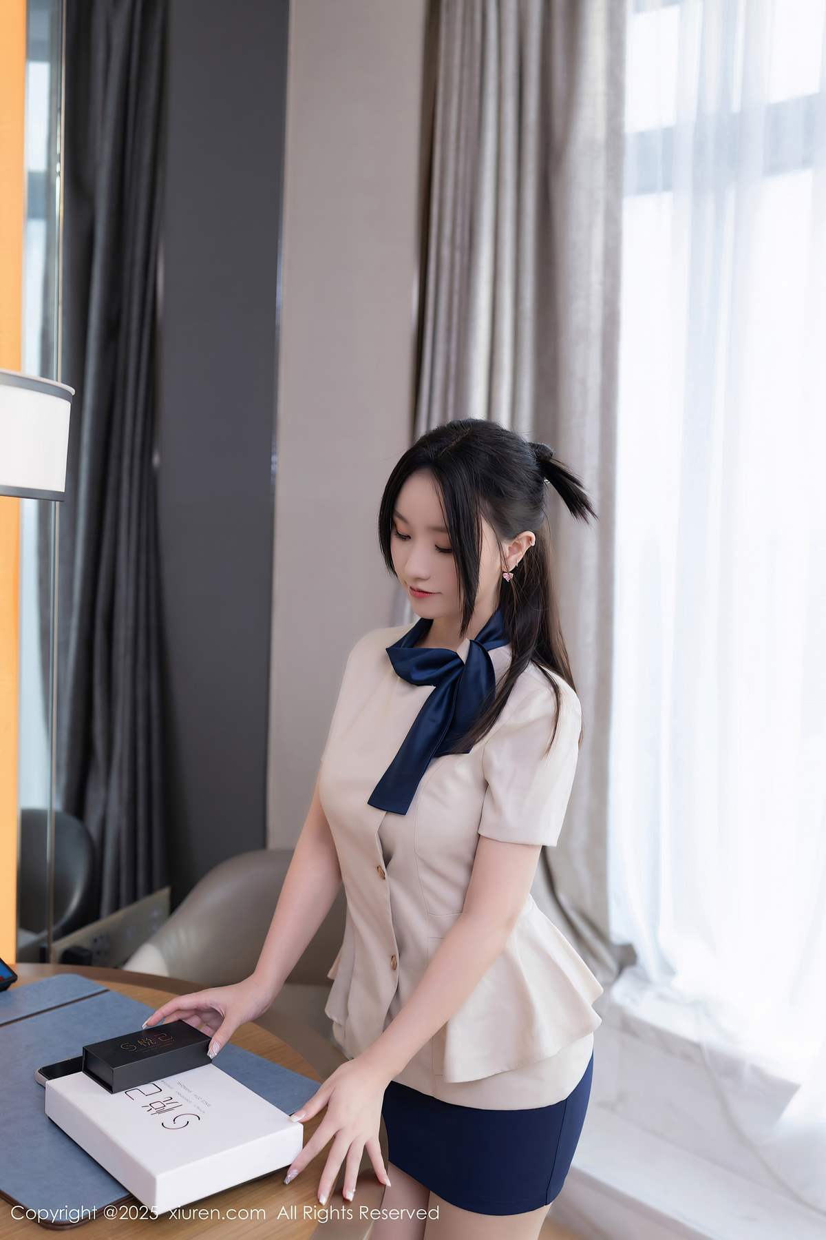 Xiuren秀人网-杏子Yada：水手梦影绣红结