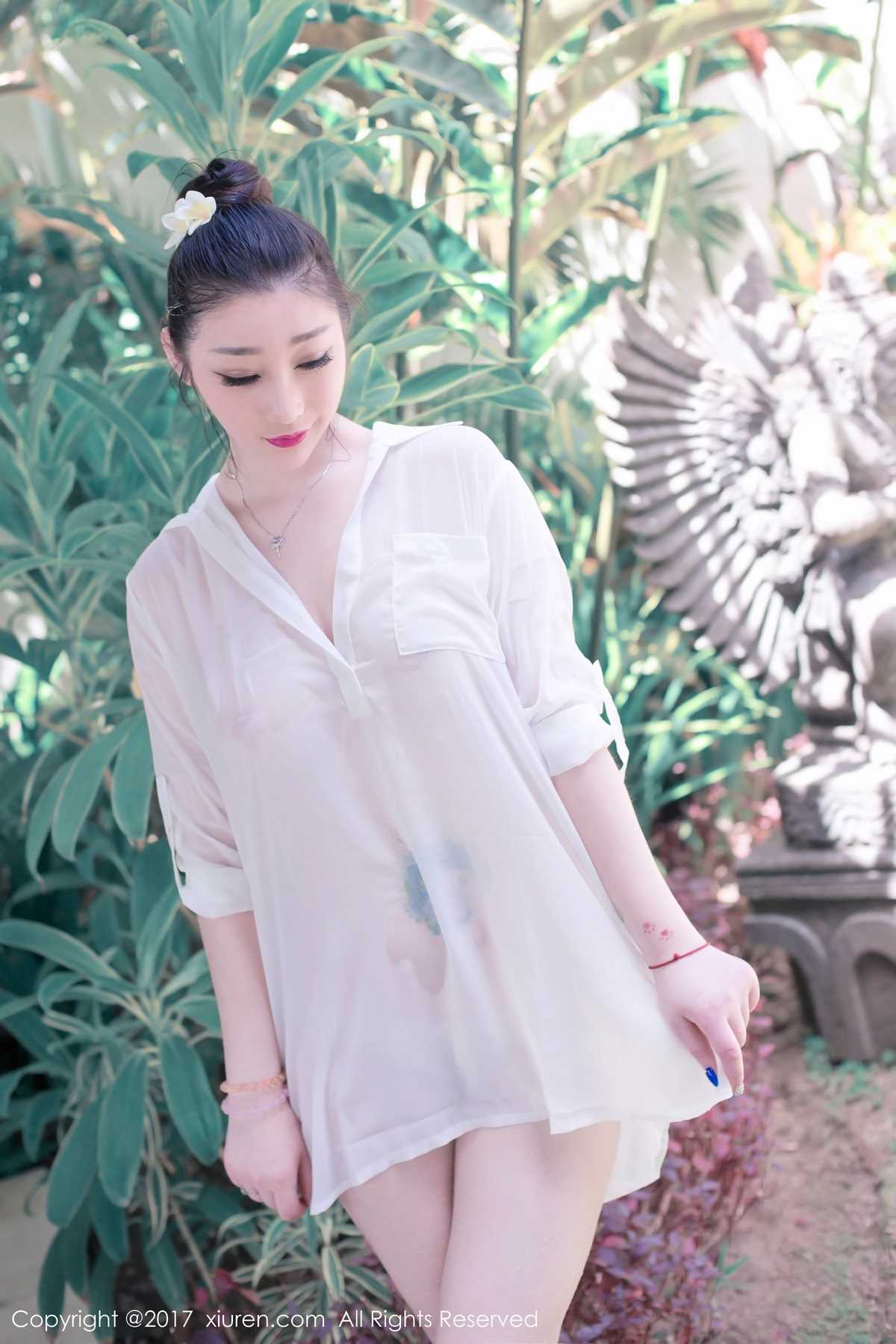 Xiuren秀人网-妲己：白纱映水，妖姬凝眸待千年