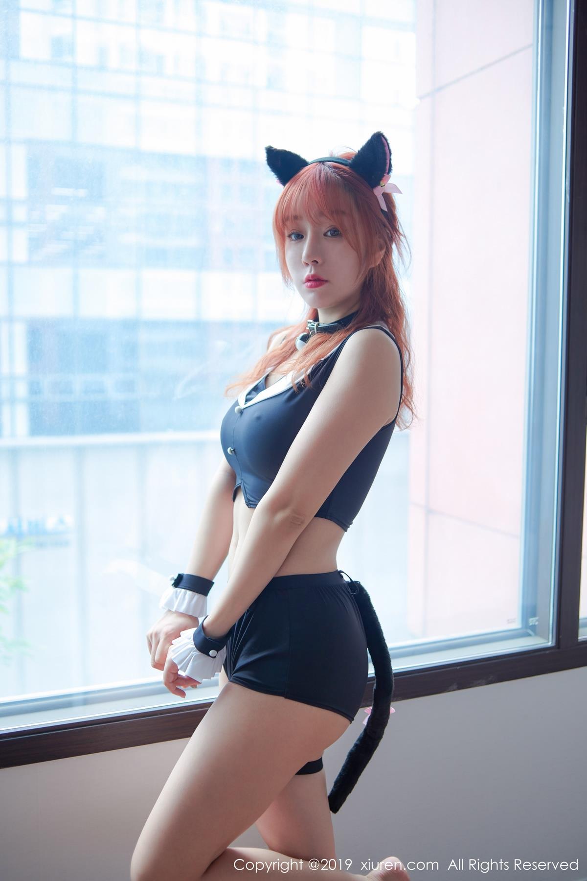 Xiuren秀人网-王雨纯：雪色水手映火红发